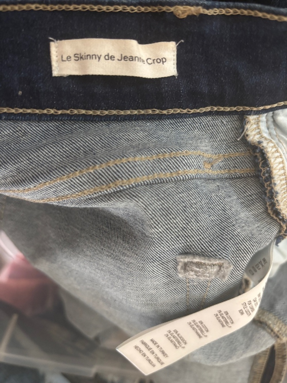 Frame Denim Dark Blue Straight Leg Jeans - Picture 6 of 6